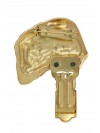Black Russian Terrier - clip (gold plating) - 1041 - 26767