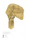 Black Russian Terrier - clip (gold plating) - 2612 - 28423