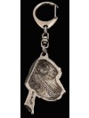 Bloodhound - keyring (silver plate) - 1804 - 12019