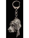 Bloodhound - keyring (silver plate) - 2173 - 20510