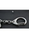 Bloodhound - keyring (silver plate) - 2771 - 29564