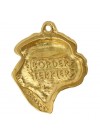 Border Terrier - keyring (gold plating) - 868 - 25260