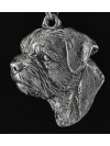 Border Terrier - necklace (silver cord) - 3226 - 32779