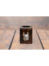 Boston Terrier - candlestick (wood) - 3929 - 37546