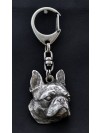 Boston Terrier - keyring (silver plate) - 2151 - 19964