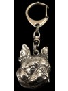 Boston Terrier - keyring (silver plate) - 2151 - 19967