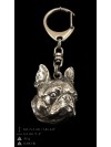 Boston Terrier - keyring (silver plate) - 2151 - 19970