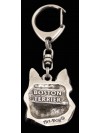Boston Terrier - keyring (silver plate) - 2750 - 29401