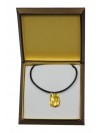 Boston Terrier - necklace (gold plating) - 2484 - 27643