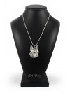 Boston Terrier - necklace (silver chain) - 3302 - 34347