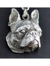Boston Terrier - necklace (silver plate) - 2937 - 30726