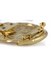 Bouvier des Flandres - clip (gold plating) - 2624 - 28519