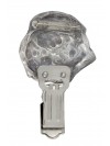 Bouvier des Flandres - clip (silver plate) - 2574 - 28052