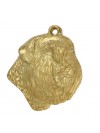 Bouvier des Flandres - keyring (gold plating) - 791 - 29121