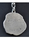 Bouvier des Flandres - keyring (silver plate) - 28 - 187