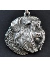 Bouvier des Flandres - necklace (silver cord) - 3153 - 32483