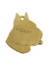 Boxer - keyring (gold plating) - 2403 - 26968