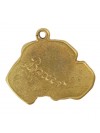 Boxer - keyring (gold plating) - 2411 - 27008