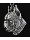 Boxer - necklace (silver plate) - 2966 - 30842
