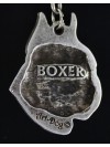 Boxer - necklace (silver plate) - 2966 - 30843