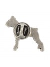 Boxer - pin (silver plate) - 2676 - 28843