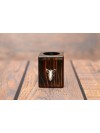 Bull Terrier - candlestick (wood) - 3892 - 37359