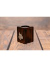 Bull Terrier - candlestick (wood) - 3978 - 37795
