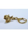 Bull Terrier - keyring (gold plating) - 2844 - 30226