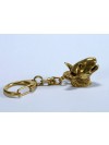 Bull Terrier - keyring (gold plating) - 2844 - 30228
