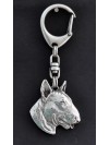 Bull Terrier - keyring (silver plate) - 1826 - 12322