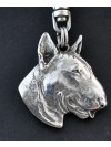 Bull Terrier - keyring (silver plate) - 1826 - 12323