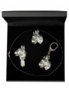 Bull Terrier - keyring (silver plate) - 1867 - 12939
