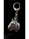 Bull Terrier - keyring (silver plate) - 2156 - 20091