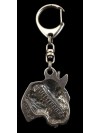 Bull Terrier - keyring (silver plate) - 2261 - 22924