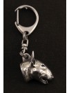 Bull Terrier - keyring (silver plate) - 2720 - 29181
