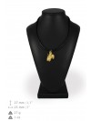 Bull Terrier - necklace (gold plating) - 3023 - 31434
