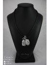 Bull Terrier - necklace (silver plate) - 2942 - 30748