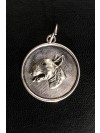 Bull Terrier - necklace (silver plate) - 3441 - 34919