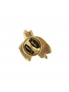 Bull Terrier - pin (gold plating) - 1081 - 7850