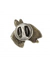 Bull Terrier - pin (silver plate) - 1531 - 22237