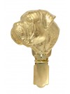 Bullmastiff - clip (gold plating) - 2587 - 28214
