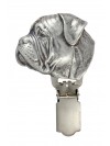 Bullmastiff - clip (silver plate) - 13 - 26185