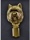Cairn Terrier - clip (gold plating) - 1028 - 4501
