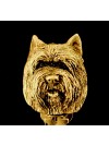 Cairn Terrier - clip (gold plating) - 1028 - 8464