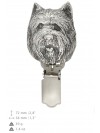 Cairn Terrier - clip (silver plate) - 272 - 26312