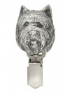 Cairn Terrier - clip (silver plate) - 272 - 26313
