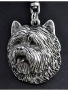 Cairn Terrier - keyring (silver plate) - 1800 - 11959