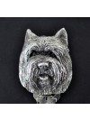 Cairn Terrier - keyring (silver plate) - 2056 - 17380