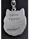 Cairn Terrier - keyring (silver plate) - 2169 - 20412