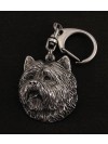 Cairn Terrier - keyring (silver plate) - 2767 - 29540